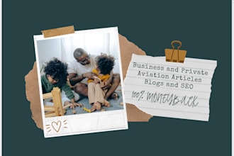 write engaging SEO business and private aviation blog articles