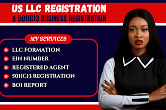 do us llc registration obtain ein number and 501c3 business registration