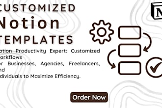 design expert customized notion templates tailored to boost your productivity