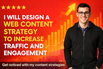 design a web content strategy to increase traffic and engagement
