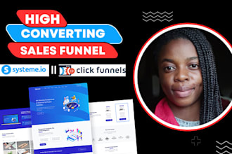 build a converting systeme io landing page sales funnel systeme io website