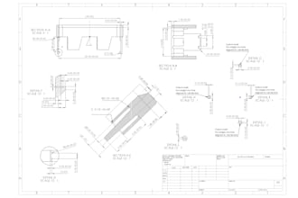 do technical drawing for manufacturing,  presentation