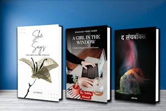 design a professional paperback, ebook cover,acx cover, and kdp cover
