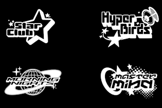 bring your streetwear brand to life with unique y2k logo designs