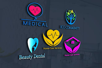design professional logo for medical and healthcare businesses