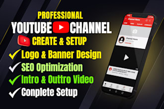 youtube channel create and setup