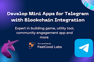 develop mini apps for telegram with web3 blockchain integration