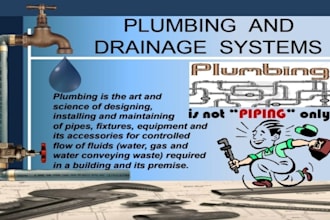 do plumbing and drainage system design and drafting