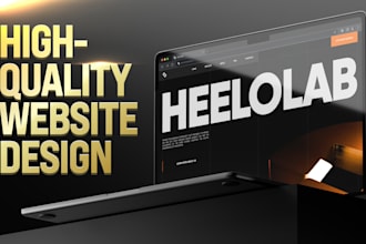 do responsive website design, mockup, landing page in figma