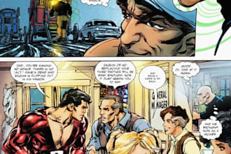 color your comic pages, cover art, line art and pencils