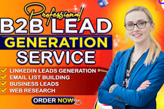 do google map scraping, b2b lead generation and web scraping