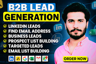 find email address, linkedin leads, data collection, data mining, web research