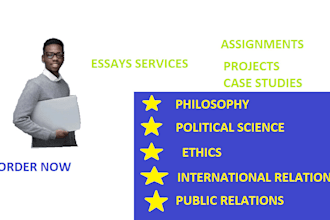 deliver professional philosophy, ethics, leadership international relations work