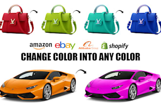 color change and color correction in photoshop