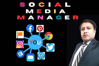be your dedicated social media manager to grow your brand