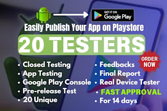 20 testers google play closed app testing 20 app testers 20 device in 14 days