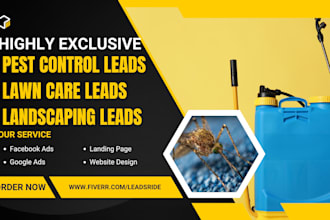 generate pest control leads landscaping leads lawn care leads mowing website