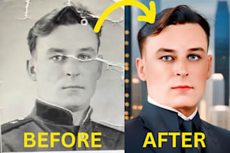 restore old photos, photo restoration and colorize