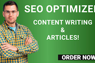 do SEO article writing, content writing, and blog post writing