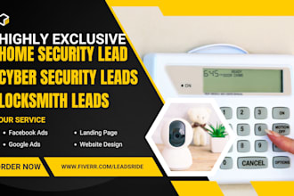 generate home security leads home automation remodeling cyber security leads