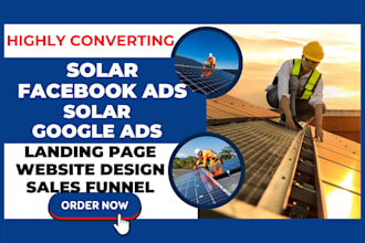 converting solar leads solar lead solar landing page solar website solar funnel