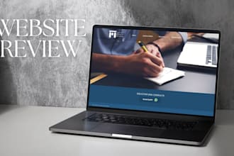 review your website and suggest improvements
