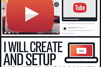 create and set up youtube channel