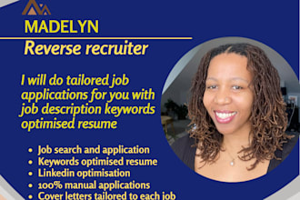 do a tailored job application, reverse recruit, search and apply to jobs for you