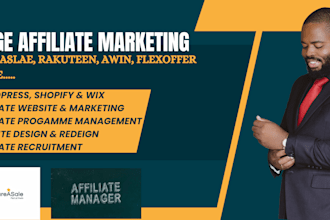 manage, grow your shareasale, clickbank, cj affiliate, flexoffer, awin account