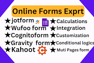 create jotform, typeform, google form, cognito form, surveys, formstack