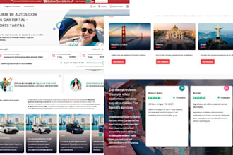 car rental website car dealership website car website
