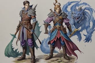 create d and d character according to your requirements