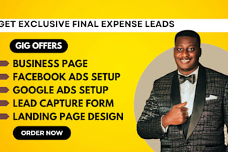 generate final expense leads burial insurance leads via facebook ads google ads