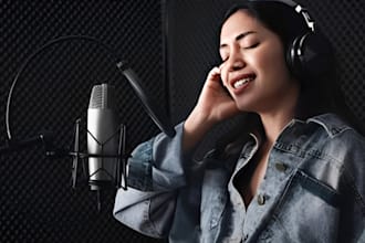 be your female rapper, female vocalist, podcast jingle, rock, pop