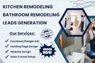 exclusive bathroom and kitchen remodeling leads for usa and canada contractors