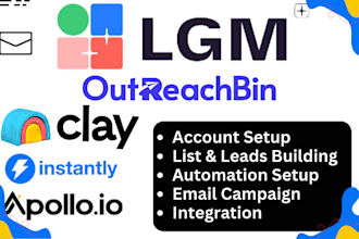 do email automation on la growth machine instantly ai for cold email outreach