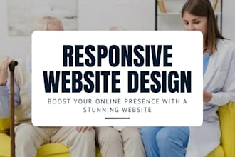 design childcare daycare senior care assisted living pet grooming board website