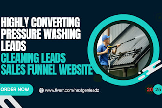generate pressure washing leads power washing leads pressure cleaning leads