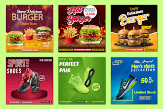 design ecommerce product banner ads social media posters banner