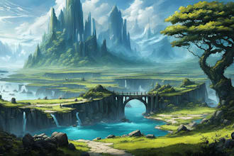 draw amazing environment concept art and fantasy landscape