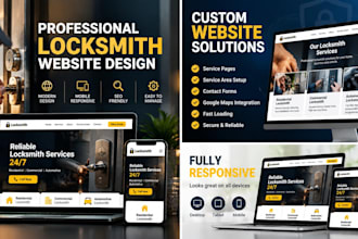 create awesome locksmith website design