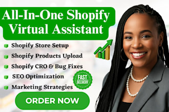 be your shopify store manager and marketing expert for dropshipping success