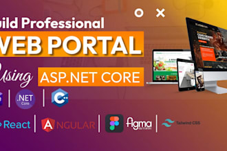 develop aspnet core web applications with devexpress