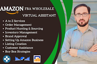be your  amazon fba wholesale virtual assistant