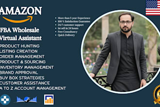 be your  amazon fba wholesale virtual assistant