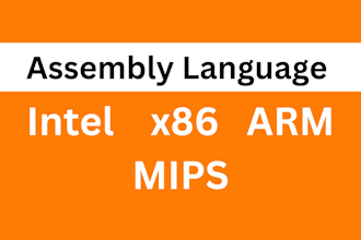 provide expert assembly language programming in x86, arm, mips