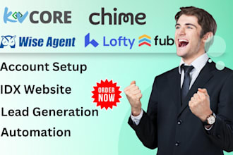 setup lofty CRM kvcore chime follow up boss sierra interactive kvcore website