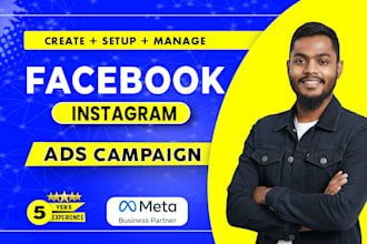 the setup of facebook ads and instagram ads campaigns