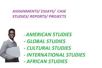 do american studies, global studies, cultural studies, internal studies tasks