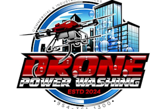 design modern drone logo